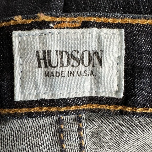 Hudson Charlotte Moto Super Skinny Jeans Dark Wash Style WM493DIF Size 26 - Picture 12 of 16